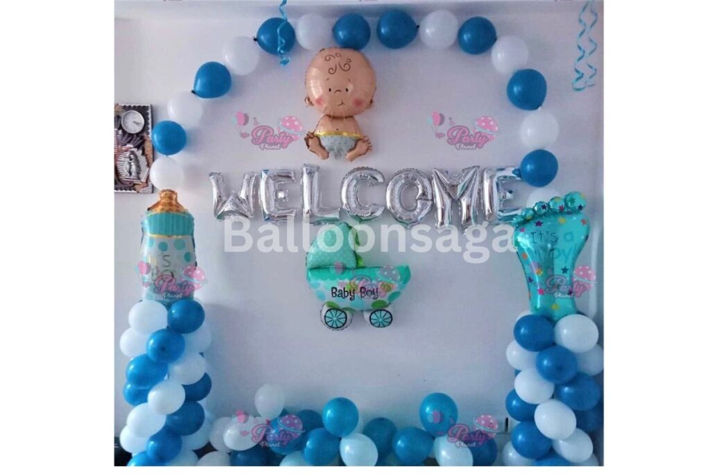 Welcome Baby on wall